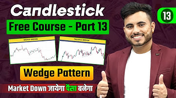Free Candlestick Pattern Hindi Part 13 | Rising Wedge Candlestick Pattern | Trading Chart Pattern.