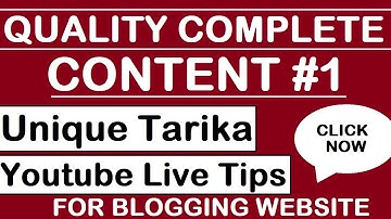 How To Write Blog Post For Beginners In Hindi | Easy Good Quality Content Writing Tutorial 2020