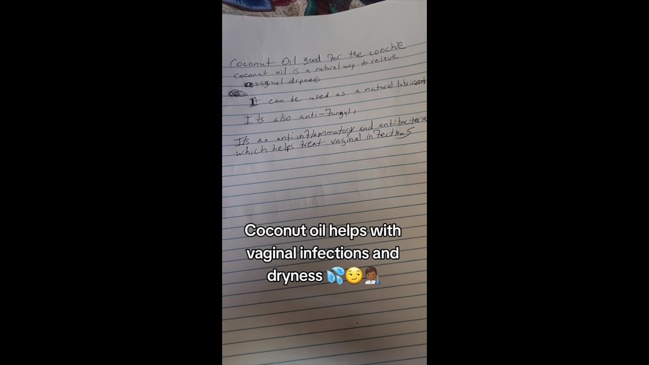 Can you use Coconut Oil "down there"? - YouTube Can you use Coconut Oil "down there"? - YouTube