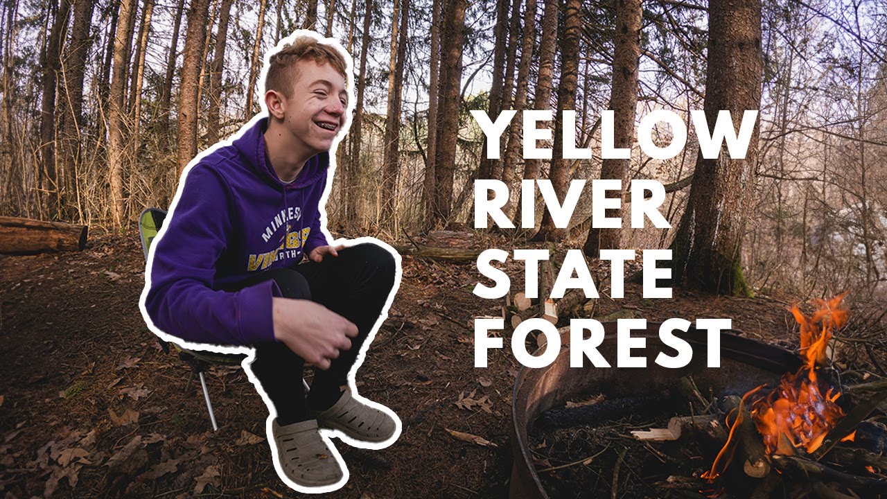 Yellow River State Forest Backpacking In Iowa! YouTube