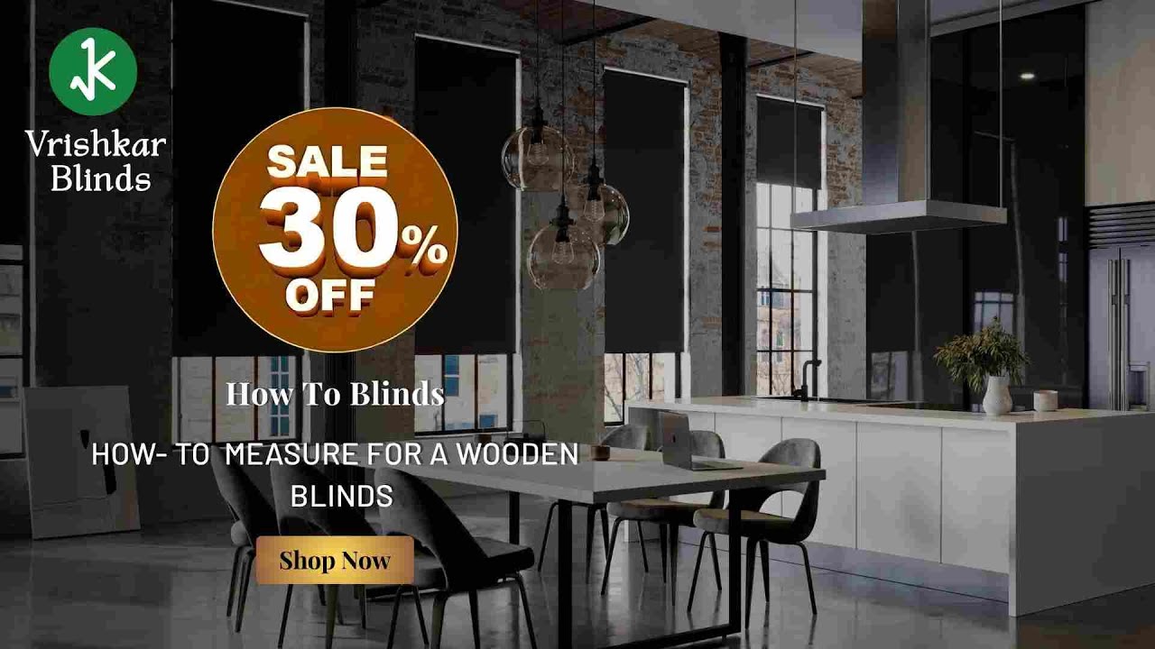 How to install wooden Blinds | Made to Measure Blinds Guide by Vrishkar ...