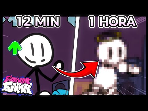 Eu Fiz o MESMO MOD em 12 MINUTOS e 1 HORA no Friday Night Funkin'!!!