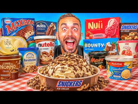 I TRY EVERY ICE CREAM AT THE SUPERMARKET !! - Which one is the BEST??