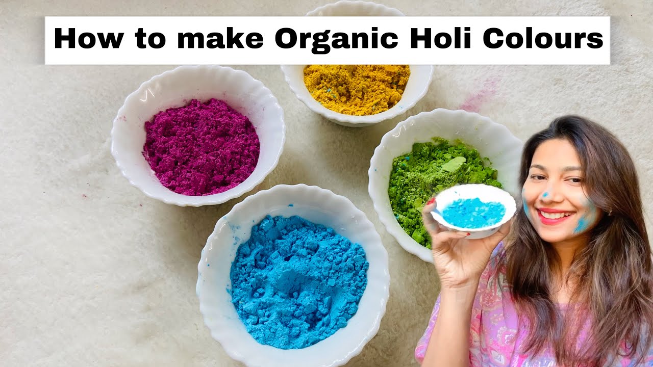 How to make organic and non-toxic Holi Colors - Lost in Colours