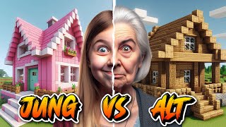 Minecraft Anfänger Challenge: Oma vs Enkelin! 😱 Wer lernt schneller Minecraft? 🤔