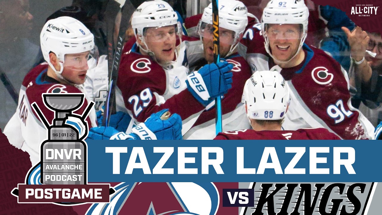 Nathan MacKinnon unlocks the Avalanche top line in win over LA Kings | DNVR Avalanche Postgame
