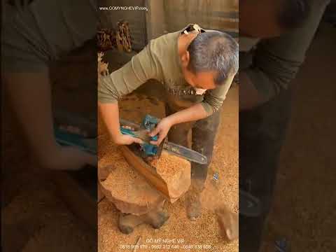 Video Nghệ Thuật Điêu Khắc Tượng Gỗ | Tượng Bò Tót Đẹp | Gỗ... - youtube