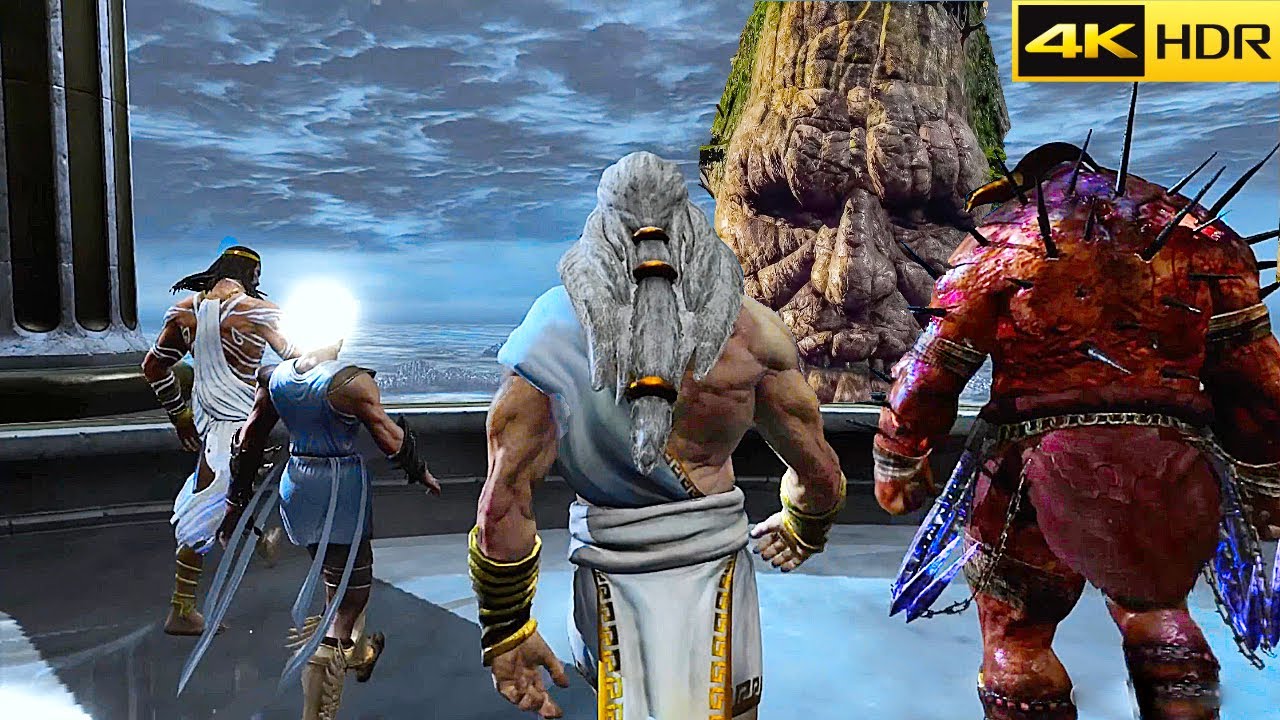 Gods Vs Titans Battle Scene Cinematic 4K HDR