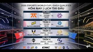 🔴Bình Luận EWC EMEA : NAVI vs GL | FNC vs SHFT | TH vs SK | VIT vs SLRY | BLV Tony Tèo #ewc #emea
