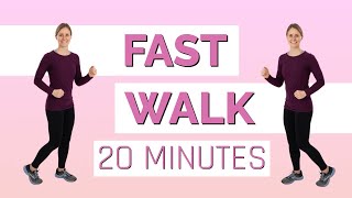 20 Minute Fast Walk- Workout with Jordan