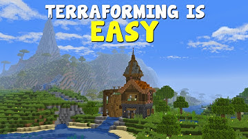 Minecraft Terraforming Made Simple (How to Build Custom Terrain)