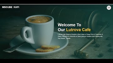 Fully Responsive Coffee Shop Website | HTML CSS JS BOOTSTRAP | Project #4 #html #css #js #bootstrap