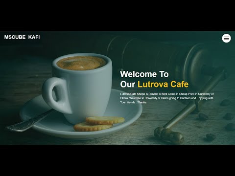Fully Responsive Coffee Shop Website | HTML CSS JS BOOTSTRAP | Project #4 #html #css #js #bootstrap