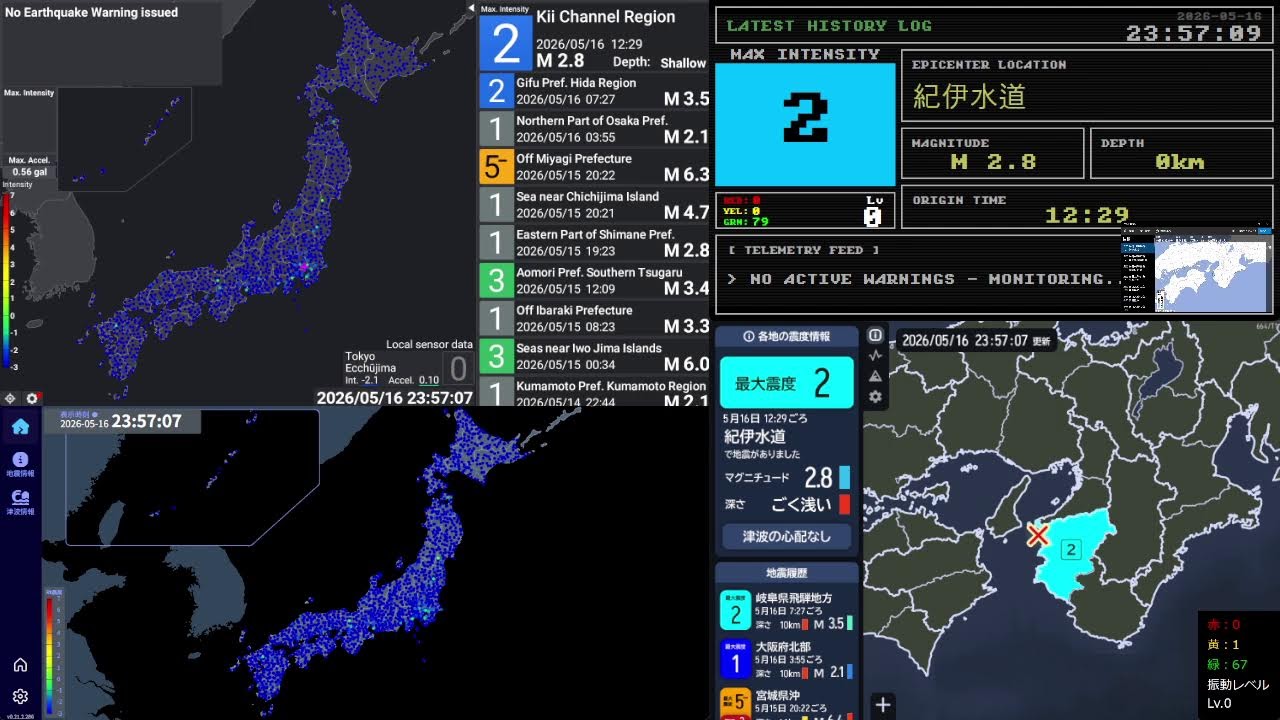 newfall: real-time earthquake information in japan (revised + remastered, part 63)