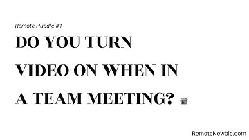 Remote Huddle #1: How remote teams can use video to improve communication w/ Vivek Nair