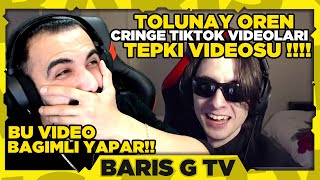 Barış G Tolunay Ören Ti̇ktok Vi̇deolarina Tepki̇ Vi̇deosunu İzli̇yor Gülme Kri̇zi̇