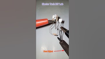 High-Temperature Auto Cutoff System with Thermistor and BC547 Transistor #diy #thermistor