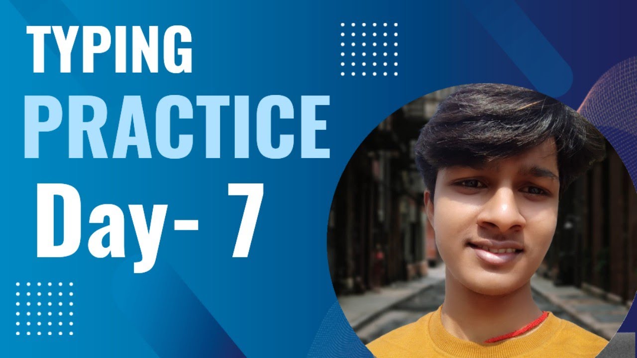 Typing practice Day - 7 // How to increase typing speed// #typing - YouTube