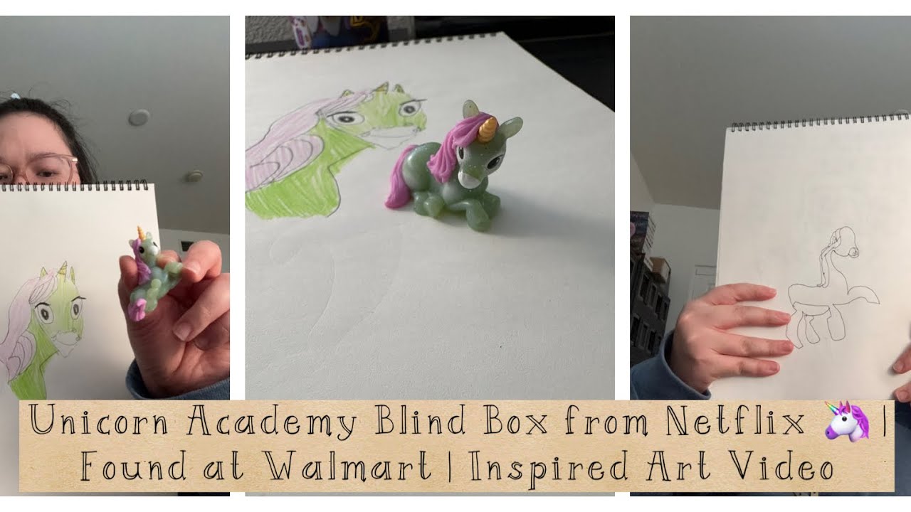 Unicorn Academy Blind Box from Netflix 🦄 | Found at Walmart | Inspired Art Video ⏱️ Time: 