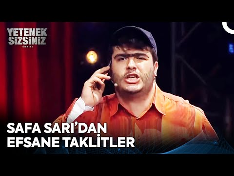 Safa Sarı, Taklitleriyle Stüdyoyu Gülme Krizine Soktu 😁 | Yetenek Sizsiniz Türkiye