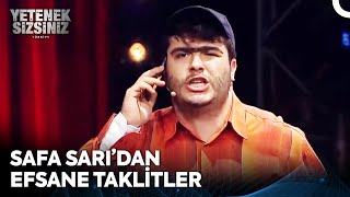 Safa Sarı, Taklitleriyle Stüdyoyu Gülme Krizine Soktu 😁 | Yetenek Sizsiniz Türkiye