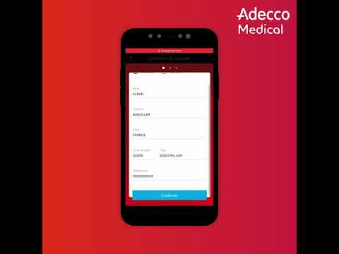 [Tutoriel 1] Appli mobile Adecco Medical