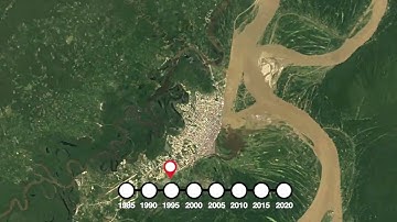 35 year Timelapse Shows the City of Iquitos Losing its River