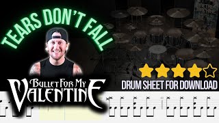 Bullet For My Valentine - Tears Don't Fall (DRUM TRACK / SHEET / MIDI)
