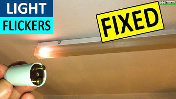 Fluorescent Light flickering and How to change starter in a Fluorescent Light