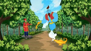 जादूगर और जिन्न | Jadugar Aur Jin | Hindi Kahani | Moral Story | Cartoon Story | Jin Ki Kahani screenshot 3