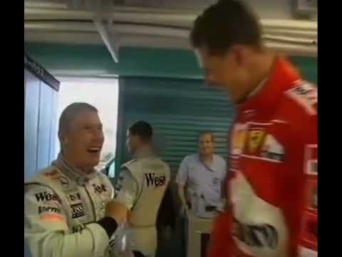 Michael Schumacher and Mika Häkkinen 🤝