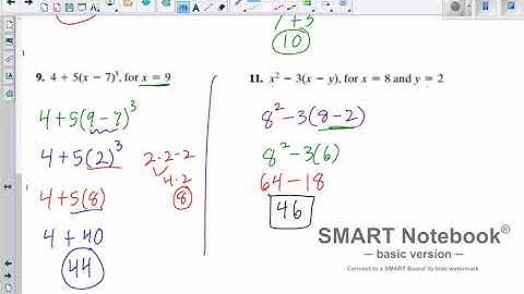 1 2 Algebraic Expressions, Mathematical Models, and Real Numbers