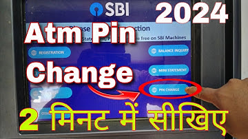 Sbi ATM Pin Kaise Change Kare | How to Change Sbi ATM Pin | Atm Pin change