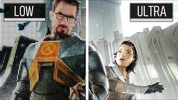 [4K] Half-Life 2 – PC Low vs. Ultra Graphics Comparison