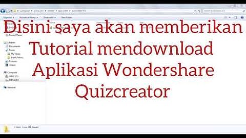 Tutorial Download Aplikasi Wondershare QuizCreator