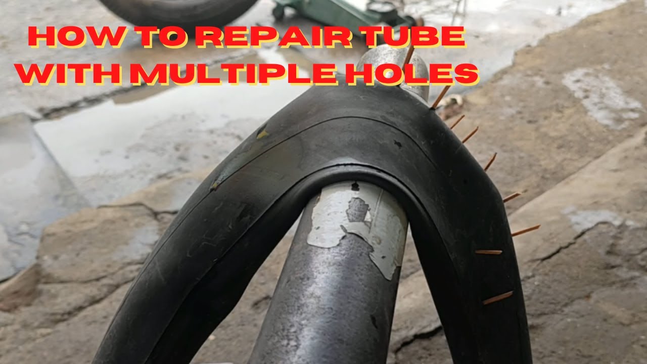 TUBE MULTIPLE HOLES HOW TO VULCANIZE (TADTAD) YouTube