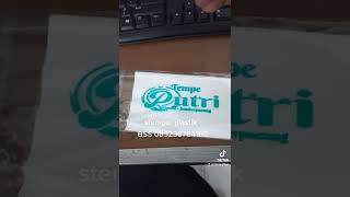 stempel #tempe #tahu #umkm #pengrajintempe #plastik  https://berbagi.link/bahanstempelsurabaya