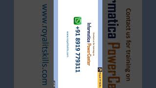 Contact us for Informatica Powercenter Training/videos #Shorts #informatica  #onlinetraining
