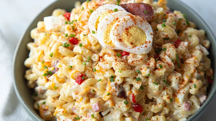 -Loaded- Deviled Egg Pasta Salad Recipe