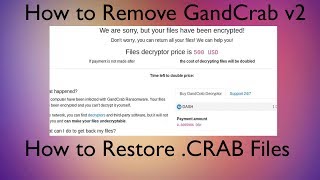 .CRAB Files Virus - How to Remove and Restore (GandCrab v2)