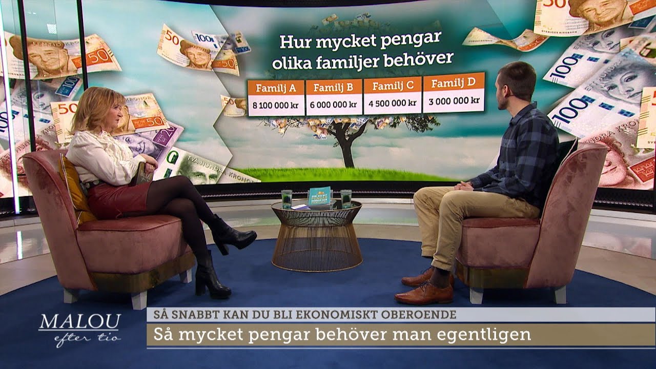 Så blir du ekonomiskt oberoende  - Malou Efter tio (TV4)
