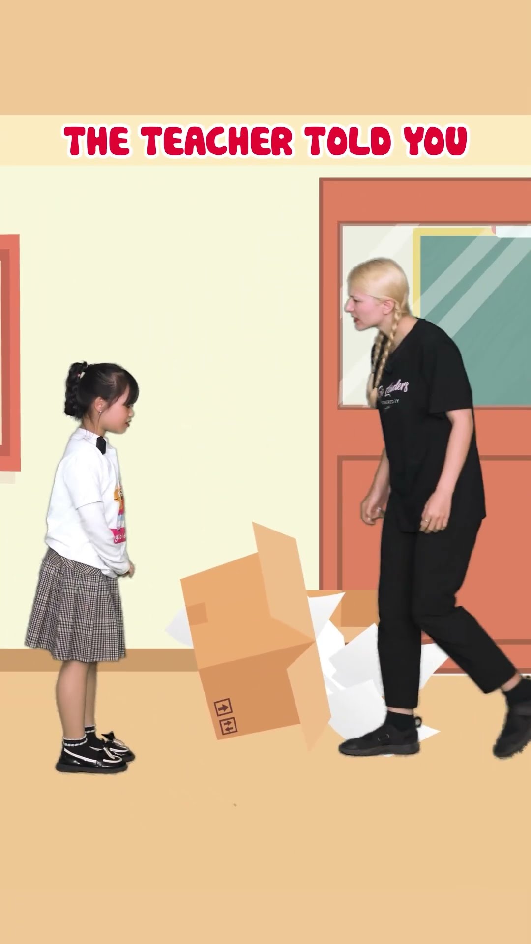 Bé học tiếng Anh qua hoạt hình Hallway Safety Rule | Educational Cartoons For Kids #shorts