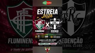 Fluminense de Feira estreia contra o Redenção e inicia caminhada rumo à elite em 2026 - TV Touro