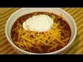 Homemade Chili Recipe