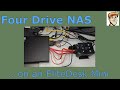 NAS using 4 drives on an EliteDesk Mini