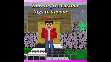 //How to give custom tags to anyone // #gamer #gamig #multicrafter #video #ayushgaming