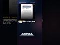Unknown Does Not Mean Alien - Check the Data #Shorts