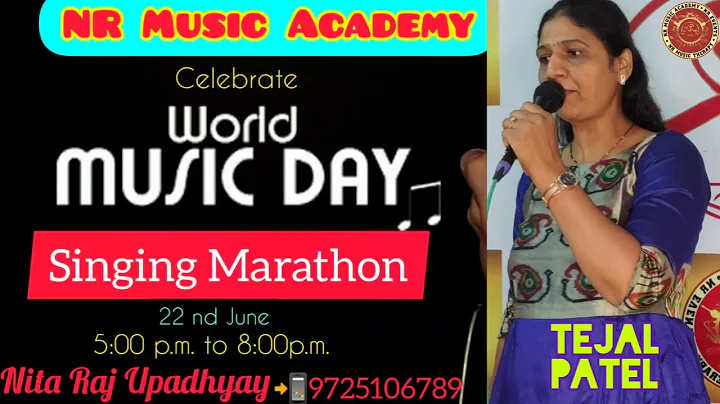 || Singing Marathon || NR Music Academy || Tejal P...