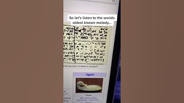 Thumbnail of The worlds oldest song #old #song #shorts