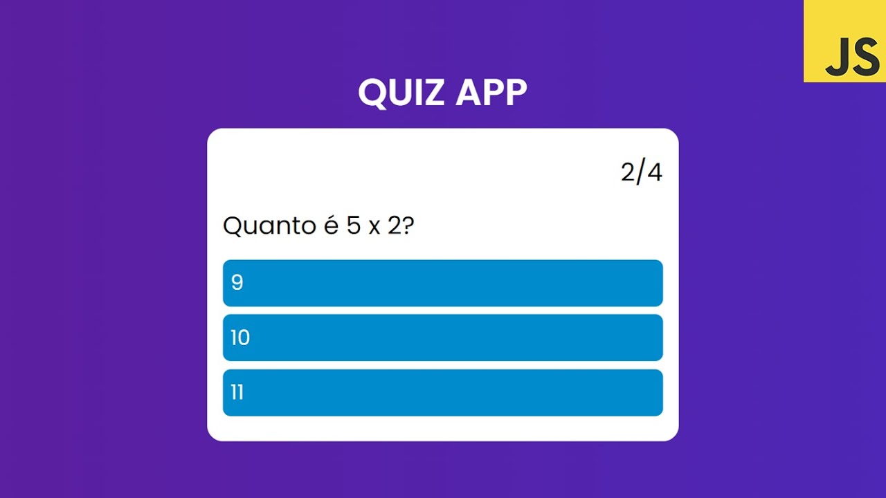 Como fazer um quiz de perguntas e respostas